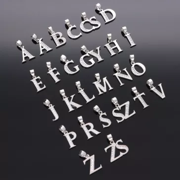 Ezüst betű medál