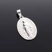 Ezüst Szűz Mária medál