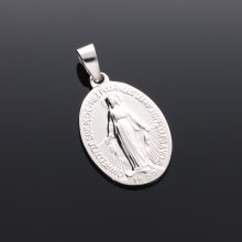 Ezüst Szűz Mária medál