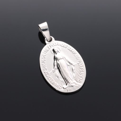 Ezüst Szűz Mária medál