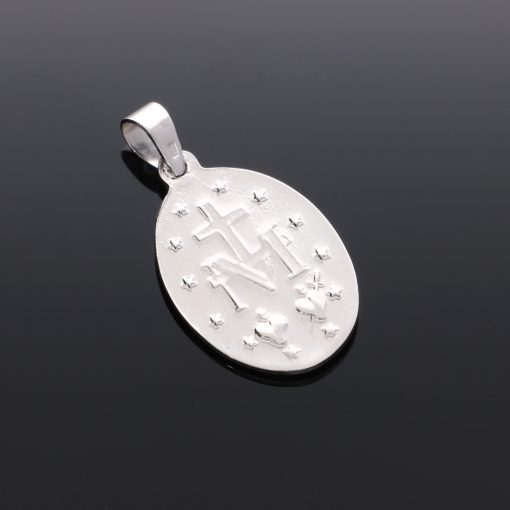 Ezüst Szűz Mária medál