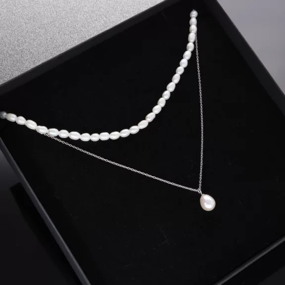 GAURA PEARLS - Tenyésztett Gyöngy dupla nyaklánc