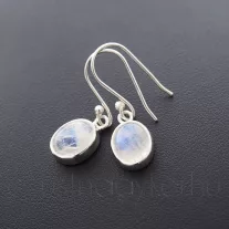 Holdkő fülbevaló ovál