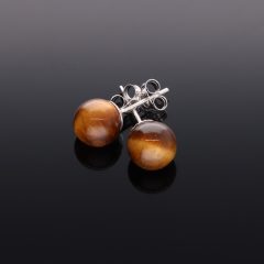 Tigrisszem gömb bedugós fülbevaló