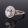 Marina - crikónia köves ezüst gyűrű