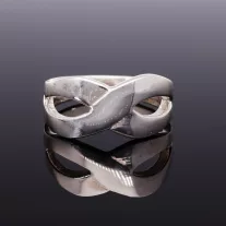 Széles Végtelen Ezüst gyűrű