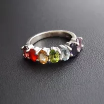 Csakra Ezüst Gyűrű 