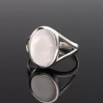 Ovális Gyöngyház ezüst gyűrű