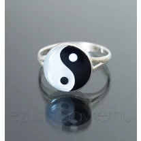 Jin Jang ezüst gyűrű