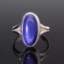 Ovál Lápisz ezüst gyűrű