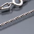 Antikolt Ezüst Nyaklánc - 1,2mm vastag