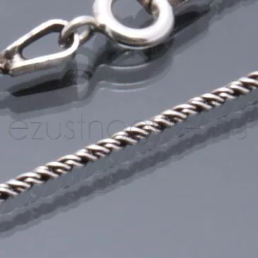 Antikolt Ezüst Nyaklánc - 1,2mm vastag