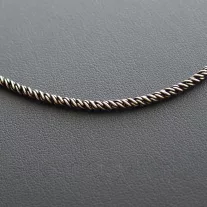 Vastag Ezüst Antikolt Sodronylánc  - 2mm  vastag