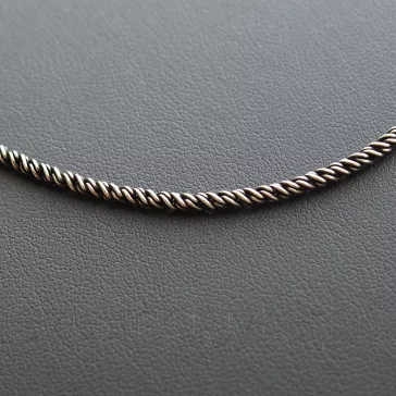 Vastag Ezüst Antikolt Sodronylánc  - 2mm  vastag