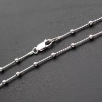 Bogyós ezüst nyaklánc