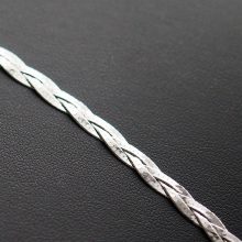 Fonott ezüst nyakék