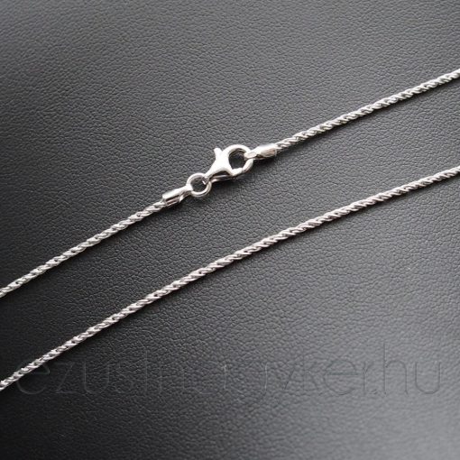Ezüst Ródiumos Sodronylánc