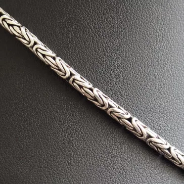 Férfi Ezüst Nyaklánc - Királylánc 3,5 mm
