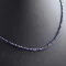 Fűzött zafír nyaklánc- 2mm-es kövekkel