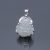 Jade kőből faragott Buddha medál 4