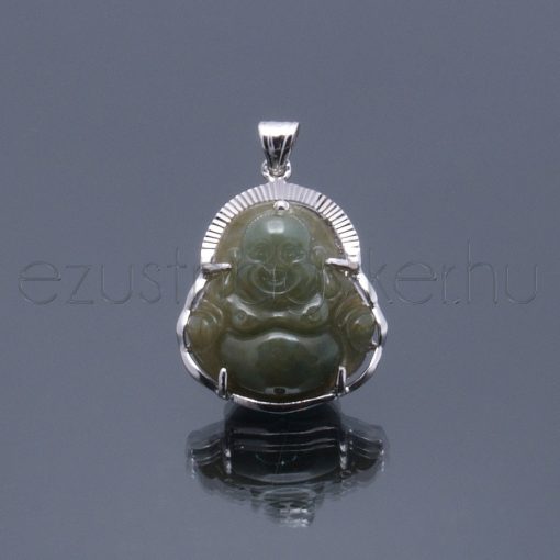 Jade kőből faragott Buddha medál 3
