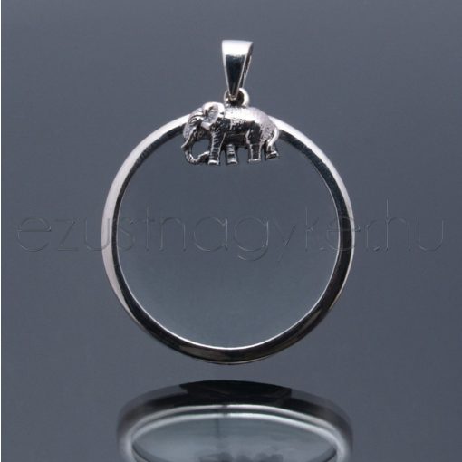 Nagyító medál elefánt
