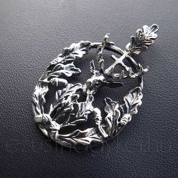 Szarvas trófea vadász medál