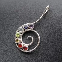 Csigás Csakra medál