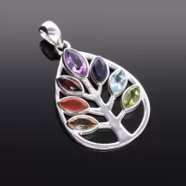 Életfa Csakra medál -csepp