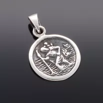 Szent Kristóf medál felirattal