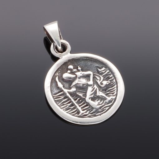 Szent Kristóf medál felirattal