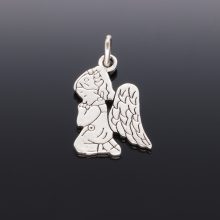 Angyal medál cirkónia kövekkel