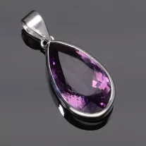 Hosszú Csepp Ametiszt Ékkő medál