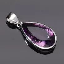 Hosszú Csepp Ametiszt Ékkő medál