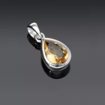 Ezüst medál Csepp Citrinnel