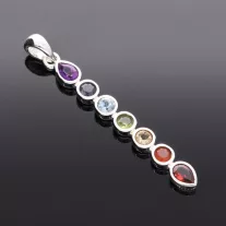 Hosszú Csakra köves medál