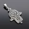 Hamsa Ezüst medál cirkónia kövekkel díszítve
