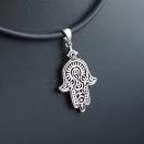 Hamsa Ezüst medál cirkónia kövekkel díszítve Hamsa Ezüst medál cirkónia kövekkel díszítve
