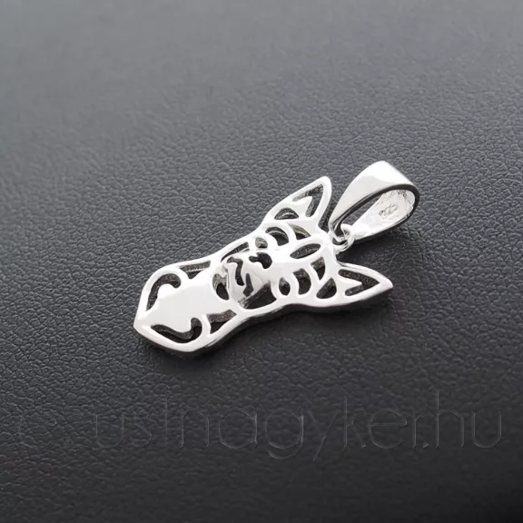 Kutya ezüst medál kicsi 1