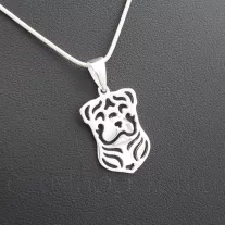 Kutya ezüst medál kicsi 3