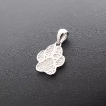 Mancs ezüst medál köves