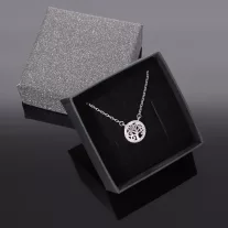 Életfa medál kicsi, ezüst nyakláncon