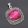 Négyzetes rubin medál díszes foglalatban -kerekített sarkokkal