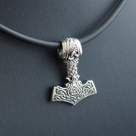 Thor kalapácsa medál - átfűzős