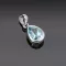 Ezüst medál Csepp Topázzal