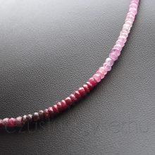 Rubin színátmenetes nyaklánc