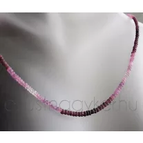 Rubin színátmenetes nyaklánc