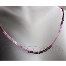 Rubin színátmenetes nyaklánc