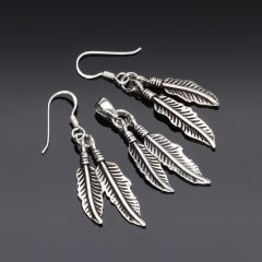 Dupla toll medál, fülbevaló szett