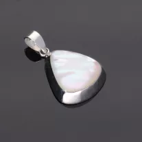 Gyöngyház domború kis ovál szett